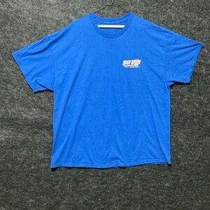 Vibrant Blue Men's Short Sleeve Tee
